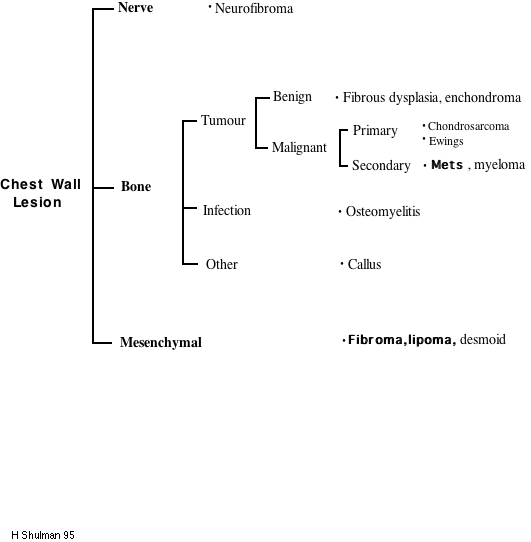 Chest wall mass